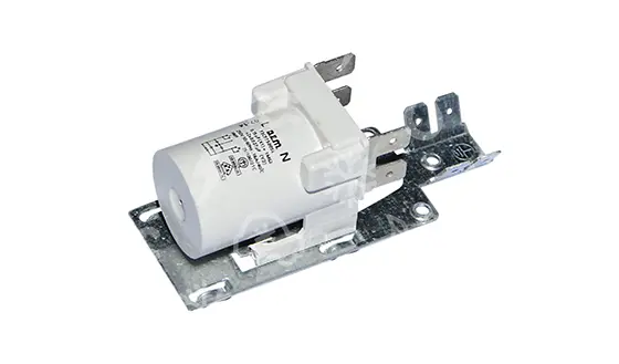 kondenzátor BEKO, 0,1uF+1MOhm+2x0,027uF,250V 50/60Hz-16A/40°C